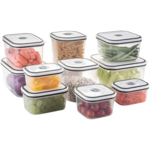 Kit Potes Herméticos Electrolux 10 Peças — Organização e Frescor