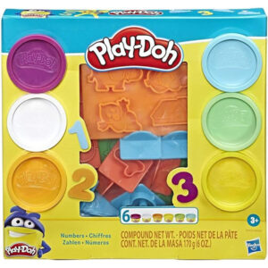 Play-Doh Números Criativos com 6 Cores