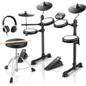 Bateria Eletrônica Donner DED-80 — Kit Completo Silencioso para Iniciantes